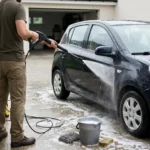 lavar un auto con hidrolavadora sin dañar la pintura
