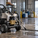 Hidrolavadora para limpieza industrial